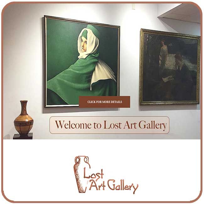 Lost Art Gallery Website Preview